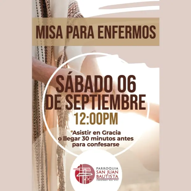 Misa para enfermos septiembre 2025 Misa para enfermos septiembre 2025